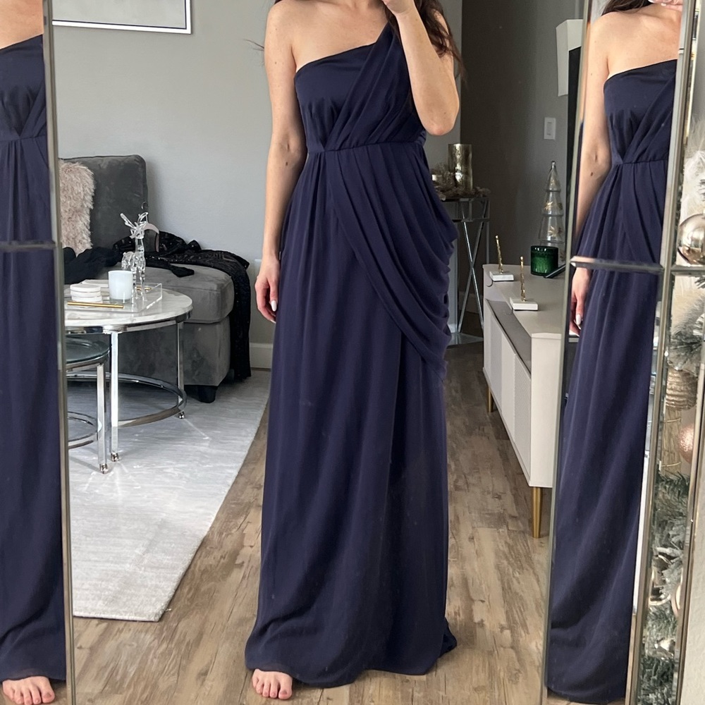 Nordstrom Max & Cleo One Shoulder Long Gown 4